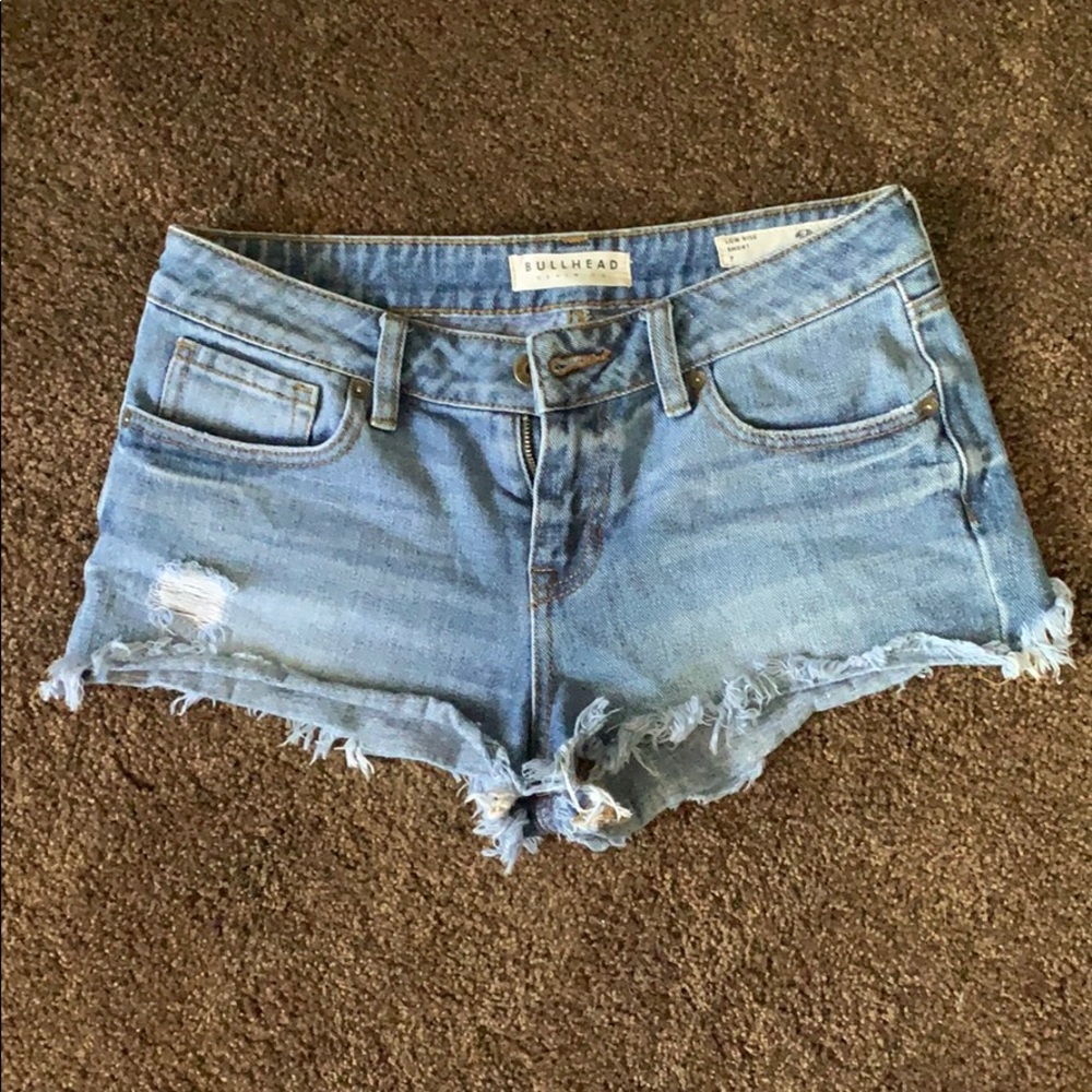 Bullhead Denim Low Rise Shorts